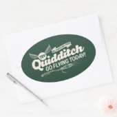 QUIDDITCH™ Recruitment Poster Ovale Sticker (Envelop)