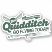 QUIDDITCH™ Recruitment Poster Sticker (Voorkant)