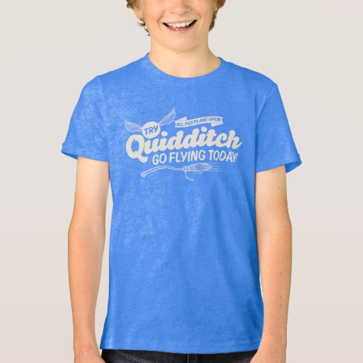 QUIDDITCH™ Recruitment Poster Tri-Blend Shirt (Voorkant)