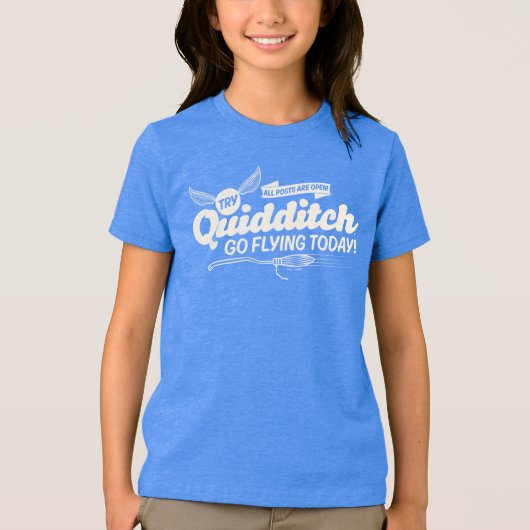 QUIDDITCH™ Recruitment Poster Tri-Blend Shirt (Voorkant)