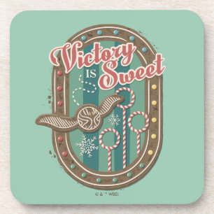 QUIDDITCH™ Victory is Sweet Holiday Cookie Graphic Bier Onderzetter