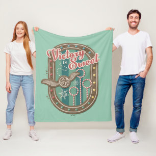 QUIDDITCH™ Victory is Sweet Holiday Cookie Graphic Fleece Deken