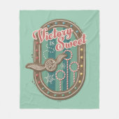 QUIDDITCH™ Victory is Sweet Holiday Cookie Graphic Fleece Deken (Voorkant)