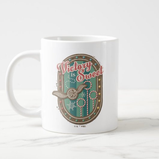 QUIDDITCH™ Victory is Sweet Holiday Cookie Graphic Grote Koffiekop (Links)
