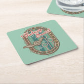 QUIDDITCH™ Victory is Sweet Holiday Cookie Graphic Kartonnen Onderzetters (Schuin)