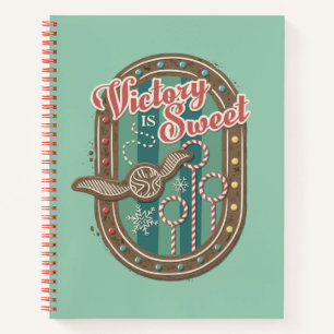 QUIDDITCH™ Victory is Sweet Holiday Cookie Graphic Notitieboek