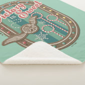 QUIDDITCH™ Victory is Sweet Holiday Cookie Graphic Sherpa Deken (3/4)