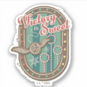 QUIDDITCH™ Victory is Sweet Holiday Cookie Graphic Sticker (Voorkant)