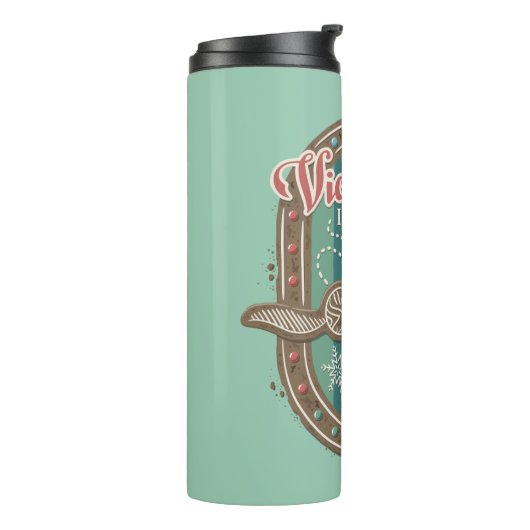 QUIDDITCH™ Victory is Sweet Holiday Cookie Graphic Thermosbeker (Gedraaid links)