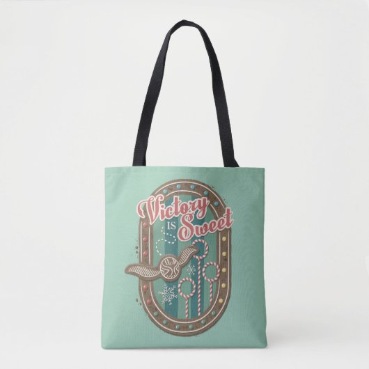 QUIDDITCH™ Victory is Sweet Holiday Cookie Graphic Tote Bag (Voorkant)