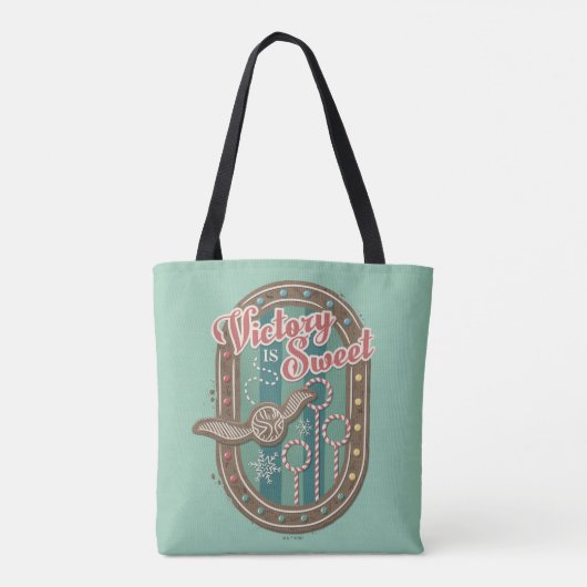 QUIDDITCH™ Victory is Sweet Holiday Cookie Graphic Tote Bag (Achterkant)