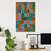 QUIDDITCH™ Wereldkampioenschap Schaakbord Poster (Thuiskantoor)