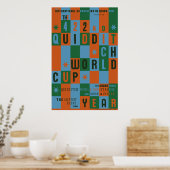 QUIDDITCH™ Wereldkampioenschap Schaakbord Poster (Keuken)