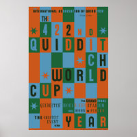 QUIDDITCH™ Wereldkampioenschap Schaakbord Poster