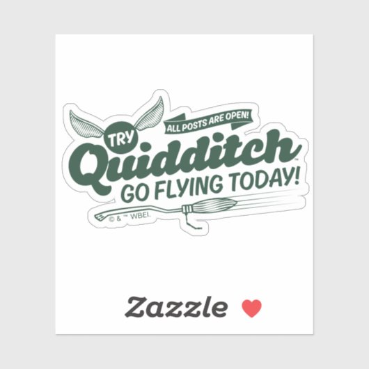 QUIDDITCH™ Wervingsfolder Sticker (Vel)
