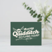Quidditch™ Wervingsposter Briefkaart (Staand voorkant)