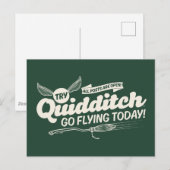 Quidditch™ Wervingsposter Briefkaart (Voorkant / Achterkant)