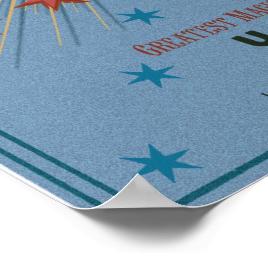 QUIDDITCH™ World Cup Blue Poster (Hoek)