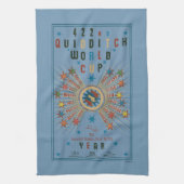 QUIDDITCH™ World Cup Blue Poster Theedoek (Verticaal)