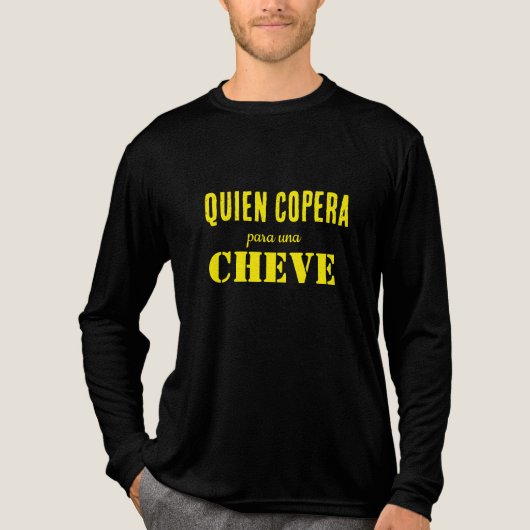 Quien Copera para una Cheve Tri-Blend Shirt (Voorkant volledig)