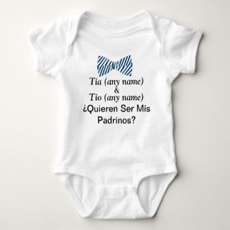 Quieren Ser Mis Padrinos Godfather Voorstel Baby B Romper