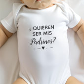 Quieren Ser Mis Padrinos peetouders voorstel Romper