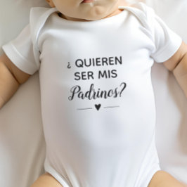 Quieren Ser Mis Padrinos peetouders voorstel Romper