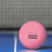 Quieres Ser Mi Madrina Godparent Proposal Player Pingpongbal (Net)