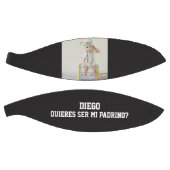 Quieres Ser Mi Padrino Godparent Proposal Sports Basketbal (Panelen)