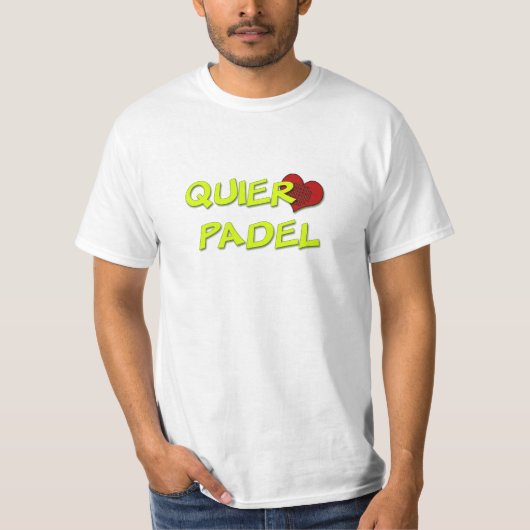 Quiero padel t-shirt (Voorkant)