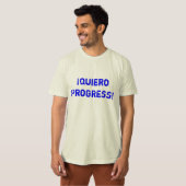 Quiero Progress! U kunt de Sticker Wijzigen behoud T-shirt (Voorkant volledig)