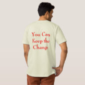 Quiero Progress! U kunt de Sticker Wijzigen behoud T-shirt (Achterkant volledig)