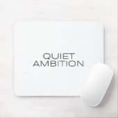 Quiet Ambition Minimalist Ergonomic Mouse Pad Muismat (Met muis)