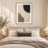 Quiet Arc | Minimal Abstract Plaster Art Print