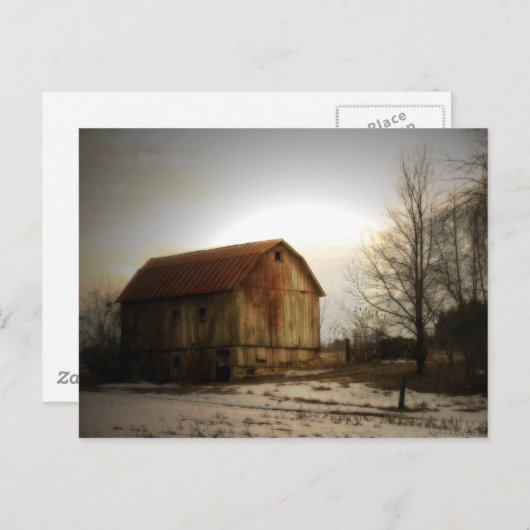 Quiet Barn Briefkaart (Voorkant / Achterkant)