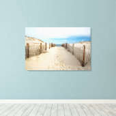Quiet Beach Canvas Afdruk (Insitu (Houten vloer))