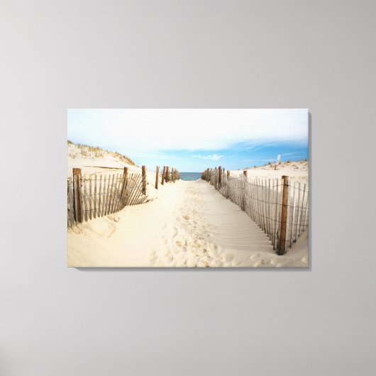 Quiet Beach Canvas Afdruk (Voorkant)