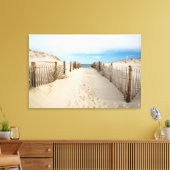 Quiet Beach Canvas Afdruk (Insitu (Woonkamer))