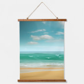 Quiet Beach Hangend Wandkleed (Voorkant)