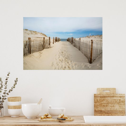 Quiet Beach Poster (Keuken)
