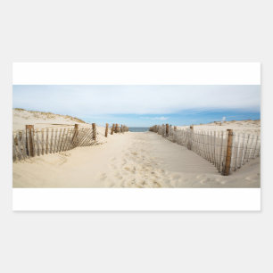 Quiet Beach Rechthoekige Sticker
