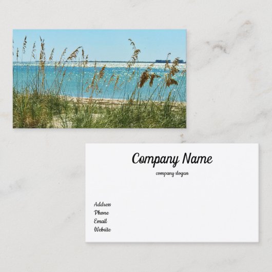 Quiet Beach Visitekaartje (Voorkant / Achterkant)