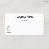 Quiet Beach Visitekaartje (Achterkant)