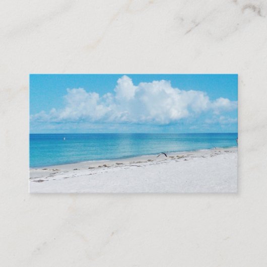 Quiet Beach Visitekaartje (Voorkant)