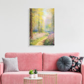 Quiet bos canvas afdruk (Insitu (Woonkamer))