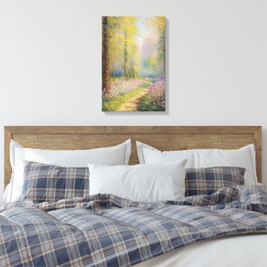 Quiet bos canvas afdruk (Insitu (Slaapkamer))