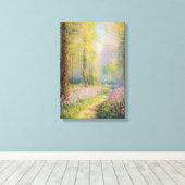 Quiet bos canvas afdruk (Insitu (Houten vloer))