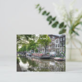 Quiet Canal Scene, Sights of Amsterdam Briefkaart (Staand voorkant)