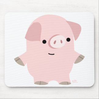 Quiet Cartoon Pig mousepad Muismat