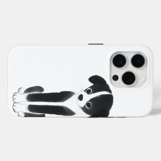Quiet Companion – Zen Ink Puppy Case-Mate iPhone Case (Achterkant (horizontaal))
